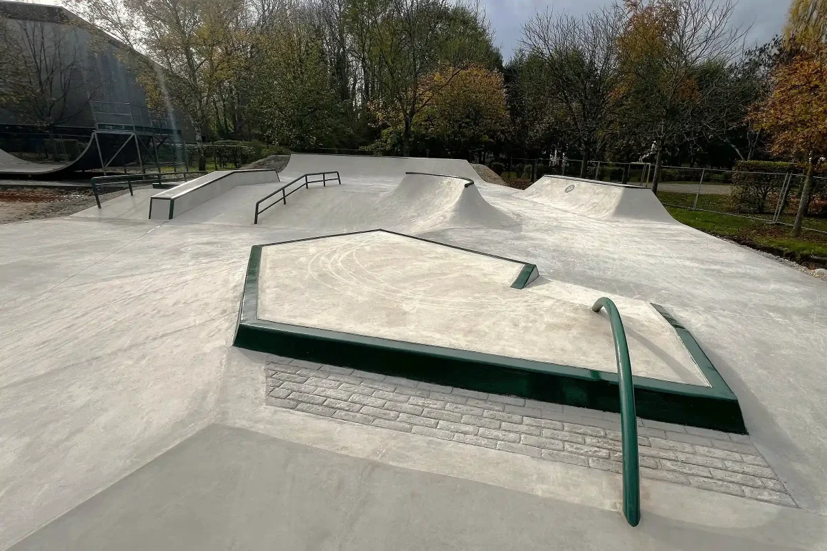 Projecte de skatepark a Gouvieux, França. Mandat d'Antidote skateparks, amb la col·laboració de Cruise-control.